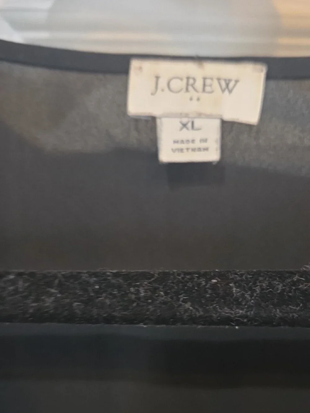 J. Crew Black Sleeveless Tie-Neck Camisole